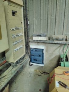 Rajout d un tableau électrique pour une nouvelle machine (après)